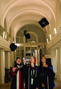  Students celebrate graduating at the Valletta Campus. Photo by www.iCreatemotionStudio.com