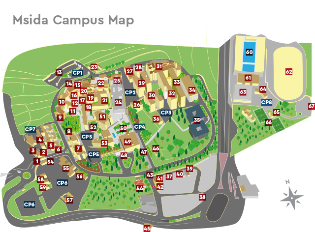 University Of Malta Map