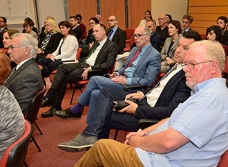 Audience at the launch of the Centre