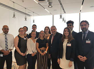 M.A. Conflict Resolution and Mediterranean Security students visit Parliament