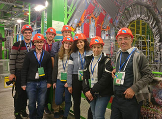 Students and Dr Louis Zammit Mangion visit CERN