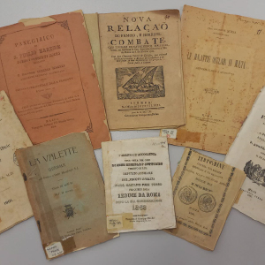 An exhibtion of rare pamphlets from the UM Library's Archives and Rare Books Collection