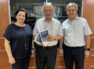 UM academics presented two edited and authored books to UM Rector, Prof. Alfred J. Vella