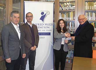 Alf Mizzi Foundation Award