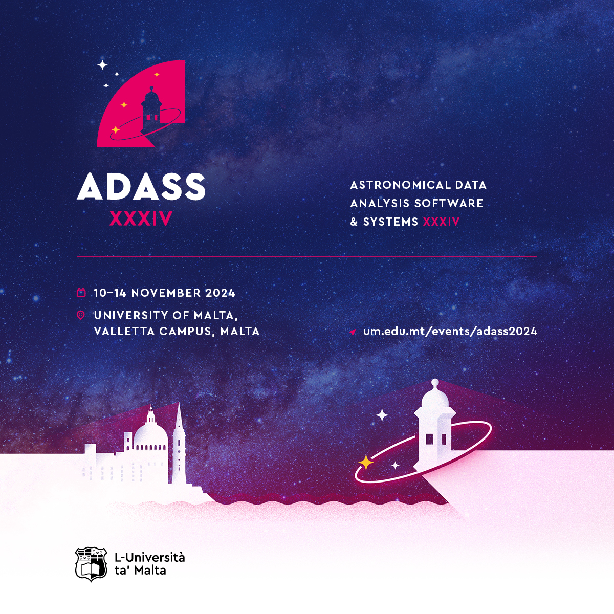Astronomical Data Analysis Software and Systems 2024. Valletta. 10-14 November 2024