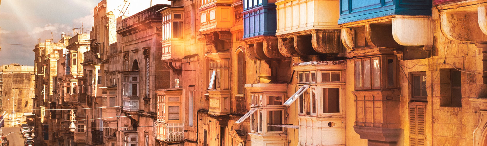 Balconies in Malta