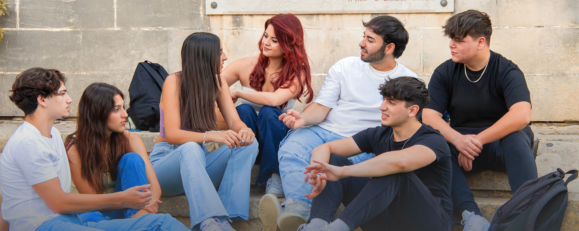 Group of students interacting