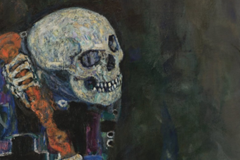 painting of skull