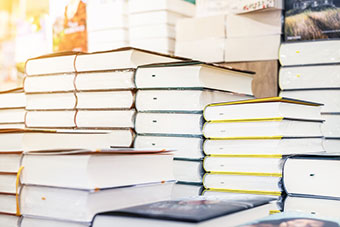 Stacks of books on top of each other