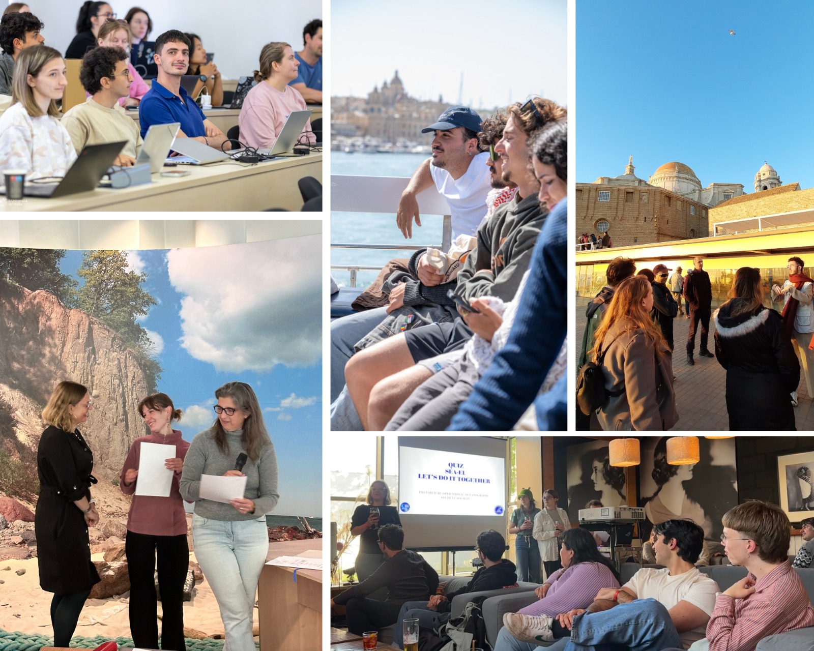 Photos taken during previous Marine Data Literacy courses