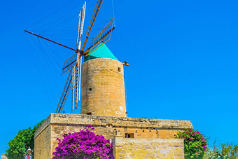 A Maltese windmill
